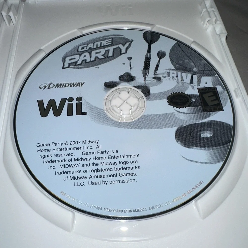 Game Party (Nintendo Wii, 2007) Complete CIB Near Mint Condition